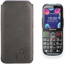 Leo Etui Case Wsuwka Z Naturalnej Polskiej Skóry Do Maxcom Mm724