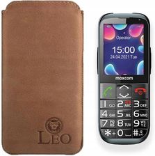 Leo Etui Case Wsuwka Z Naturalnej Polskiej Skóry Do Maxcom Mm724