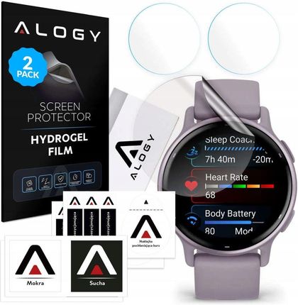 Alogy 2X Folia Ochronna Hydrożelowa Do Smartwatcha Garmin Vivoactive 5