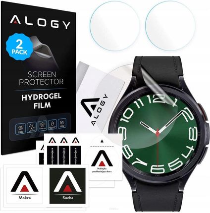 Alogy 2X Folia Ochronna Hydrożelowa Do Smartwatch Samsung Watch 6 Classic 47Mm