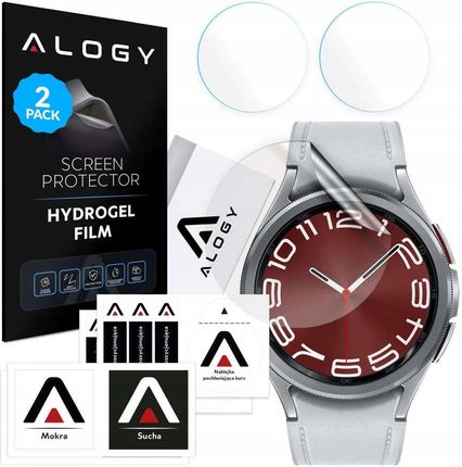 Alogy 2X Folia Ochronna Hydrożelowa Do Smartwatch Samsung Watch 6 Classic 43Mm