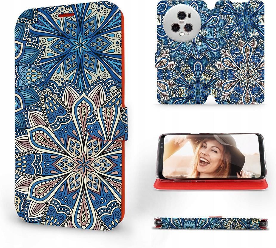 MOJIA Cover Portafoglio Per Honor Magic5 Pro 5G – In PU Morbido Con Chiusura Magnetica, 3 Slot Per Carte, Supporto Integrato – Colore Marrone