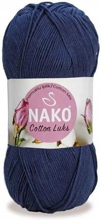 Nako Włóczka Cotton Luks 100G 330M 60% Bawełna 40% Akryl Przyjemna 97574 COTTONLUKS97574