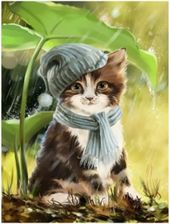 Zdjęcie Norimpex Diamentowa Mozaika Kotek Pod Liściem 1008281 NO1008281 - Pszów