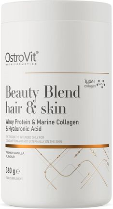 OstroVit Beauty Blend Hair & Skin waniliowy - 360 g