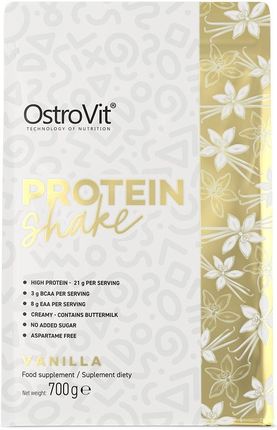 OstroVit Protein Shake Białko roślinne waniliowe - 700 g