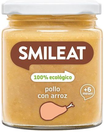 Smileat, BIO Słoiczek z ekologicznym kurczakiem i ryżem dla niemowląt, 230 g