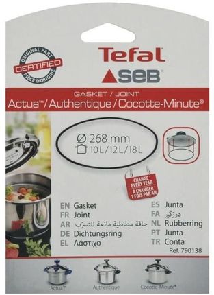 Tefal Uszczelka szybkowar Tefal 10 l czarny 26,8cm - zdjęcie 2