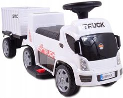 Zdjęcie Super-Toys Jeździk Ciężarówka Na Akumulator Z Przyczepą Światła Biały - Kraków