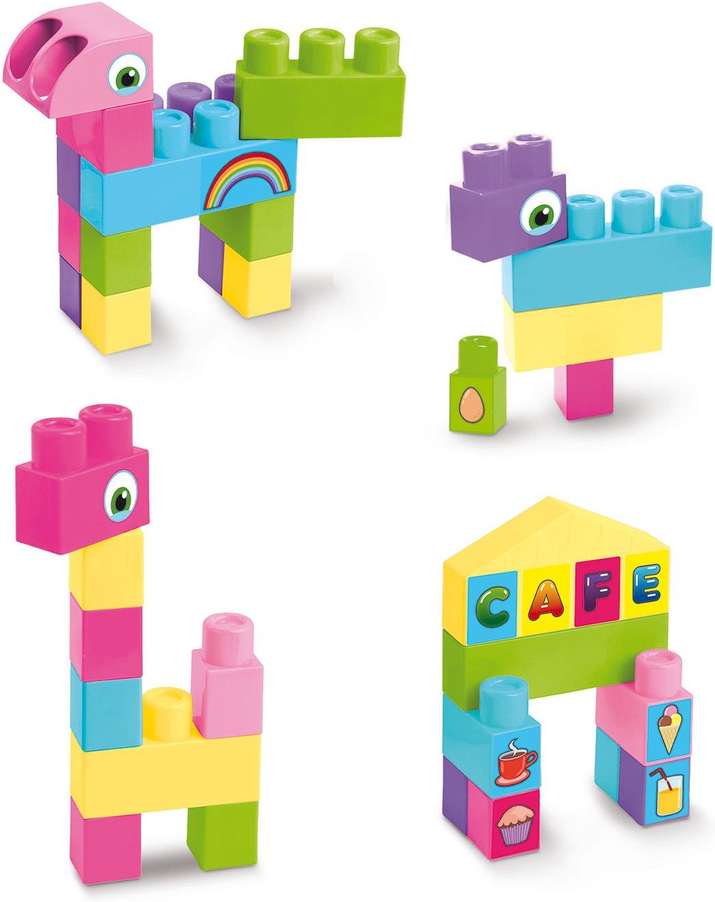 Wader Klocki Big Blocks Pink 26El. Naklejki 41590 - ceny i opinie ...