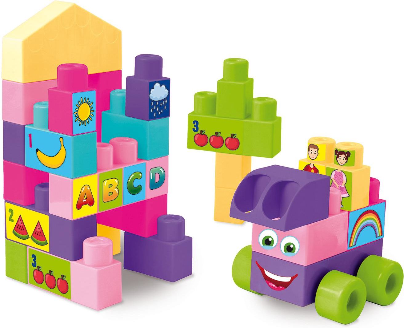 Wader Klocki Big Blocks Pink 26El. Naklejki 41590 - ceny i opinie ...