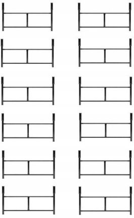 Rusztowanie Warszawskie -- zestaw 12 sztuk