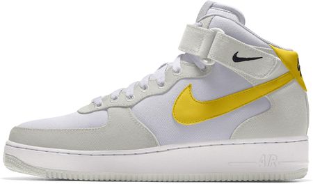 Spersonalizowane buty damskie Nike Air Force 1 Mid By You - Żółty