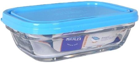 Duralex Prostokątne Pudełko Na Lunch Z Pokrywką Freshbox Niebieski 400Ml (S2213994)