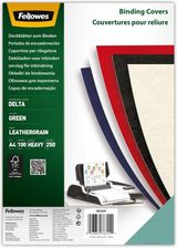 Zdjęcie Fellowes Okładki Skóropodobne Delta A4 Zielone Fsc 100szt. (5381901) - Kielce