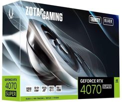 Zdjęcie Zotac GeForce RTX 4070 SUPER Trinity Black Edition 12GB GDDR6X   (ZTD40720D10P) - Warszawa