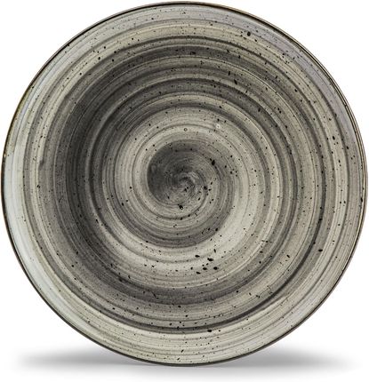 Kera Ceramika Talerz Obiadowy Płytki Ceramiczny Still Rustic Szary 24,5Cm