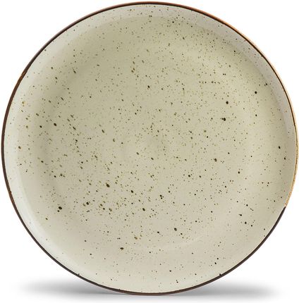 Kera Ceramika Talerz Obiadowy Płytki Ceramiczny Terra Rustic Krem 27,5Cm