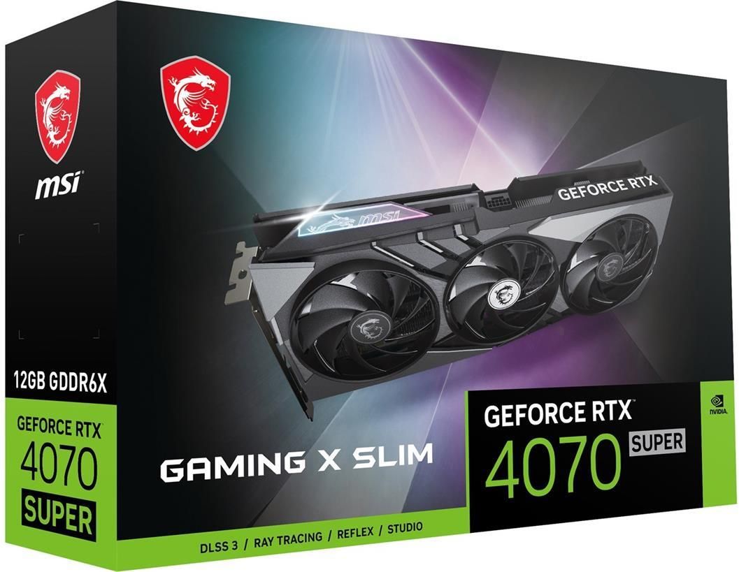 Karty graficzne - MODEL: GeForce RTX 4070 Super - niskie