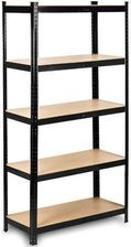 Zdjęcie Regał Magazynowy 150cm X 75cm X 30cm /Czarny - 5 Półek/(3780)) - Jeziorany
