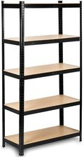 Zdjęcie Funfit Regał magazynowy 180 x 90 x 40 cm czarny 5 półek 3265 - Bartoszyce