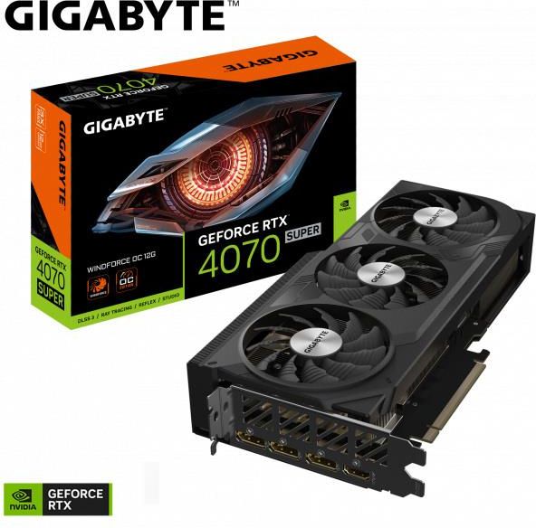 Karta graficzna Gigabyte GeForce RTX 4070 SUPER WINDFORCE OC