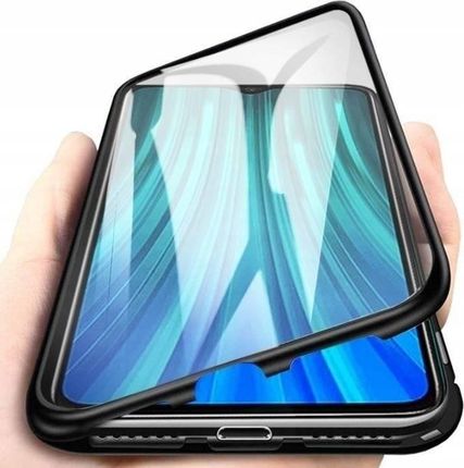 Nemo Etui Samsung Galaxy S24 Ultra Double Magnetic 360° Aluminium I Szkło Hartowane Czarne