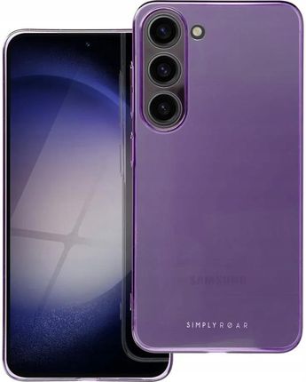 Izigsm Futerał Roar Pure Simple Fit Case Do Samsung Galaxy S24 Ultra Fioletowy