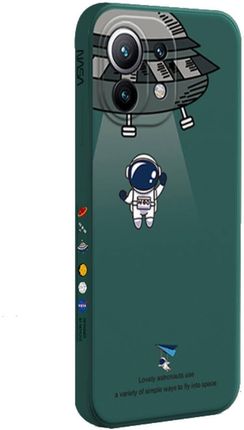 Nemo Etui Samsung Galaxy M34 5G Astronauta Nasa Ciemnozielone