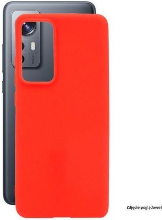 Etui Silicon Case na telefon Xiaomi Redmi 12 4G 23053RN02A czerwone