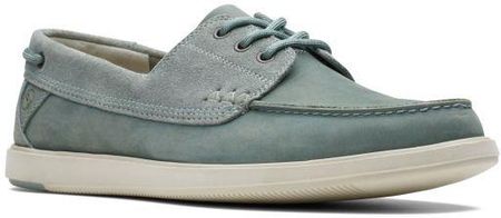 Buty Clarks Bratton Boat kolor aqua nubuck 26172445