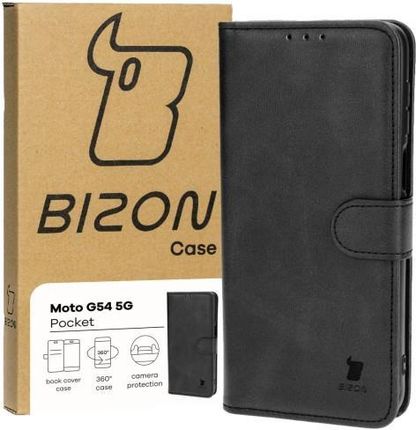Bizon Etui Case Pocket Do Motorola Moto G54 5G Czarne