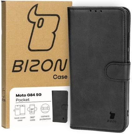Bizon Etui Case Pocket Do Motorola Moto G84 5G Czarne