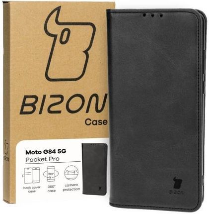 Bizon Etui Case Pocket Pro Do Motorola Moto G84 5G Czarne