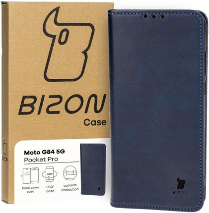 Bizon Etui Case Pocket Pro Do Motorola Moto G84 5G Granatowe