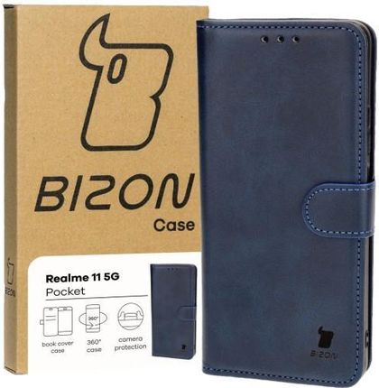 Bizon Etui Case Pocket Do Realme 11 5G Granatowe