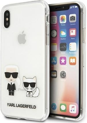 Karl Lagerfeld Klhci65Cktr Iphone Xs Max Hardcase Transparent Choupette