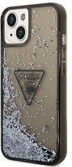 Guess Nakładka Do Iphone 14 Pro Max 6,7" Guhcp14Xlfctpk Czarna Hardcase Liquid Glitter Palm Collection