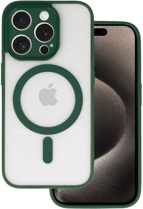 Acrylic Color Magsafe Case Do Iphone 13 Pro Max Zielony