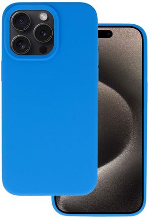 Silicone Lite Case Do Iphone 13 Pro Max Niebieski