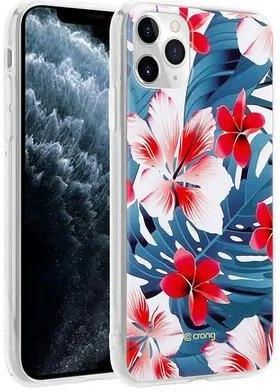 Crong Etui Flower Case Do Apple Iphone 11 Pro Niebieski Kwiaty