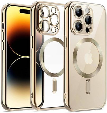 Nexeri Etui Iphone 14 Plus Magsafe Case Złote