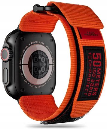 Tech Protect Pasek Scout Pro Do Apple Watch 49 45 44 42 Pomarańczowe