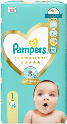 Pieluszki Pampers 1 Premium Care 2-5kg 50 szt.