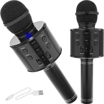 Izoxis Mikrofon Karaoke Czarny 22189