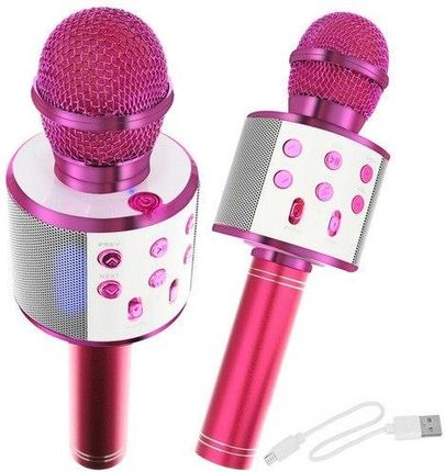Izoxis Mikrofon Karaoke Różowy 22191