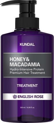 Kundal Honey & Macadamia Odżywka Do Włosów Róża Angielska 500 ml