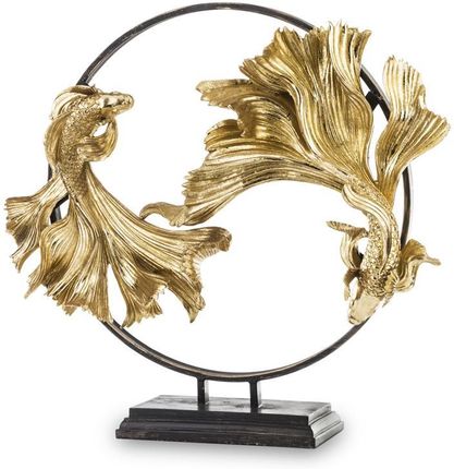 Art Pol Art. Dekoracyjny Figura Tańczące Złote Rybki
