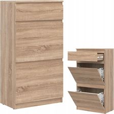 Zdjęcie Liveo Meble Szafka Na Buty Klapowa Wąska Dąb Sonoma Remi Rm11 - Koszalin