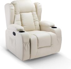 Wideshop Fotel Masuj�cy Rozk�adany Wypoczynkowy Be�owy